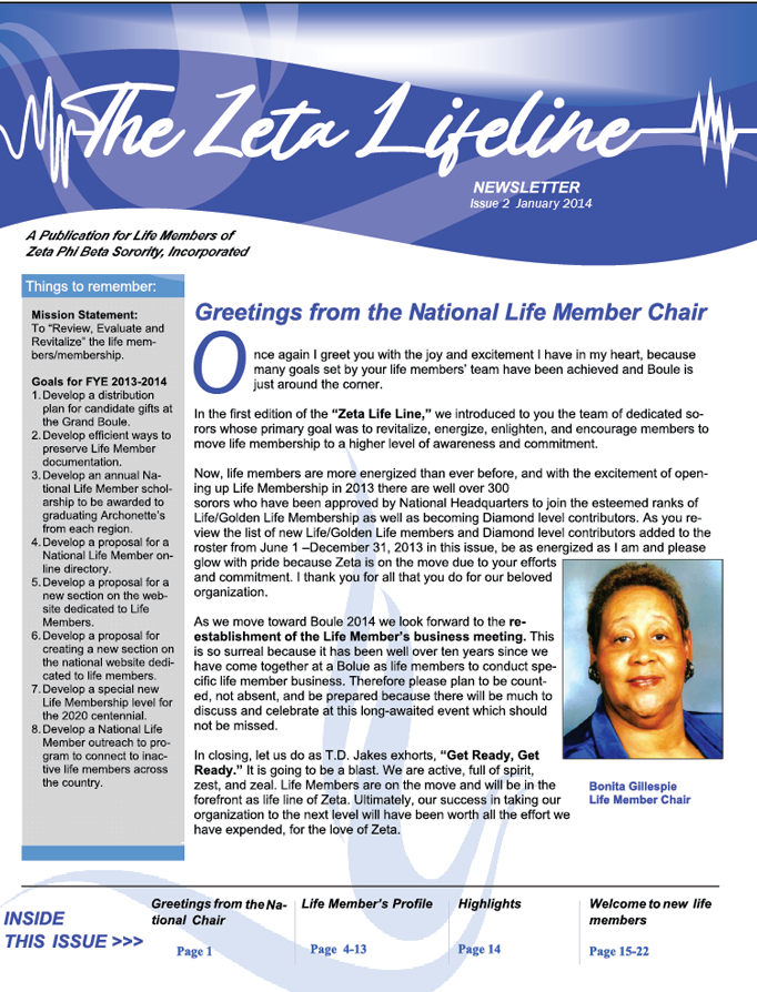 Org Newsletter preview